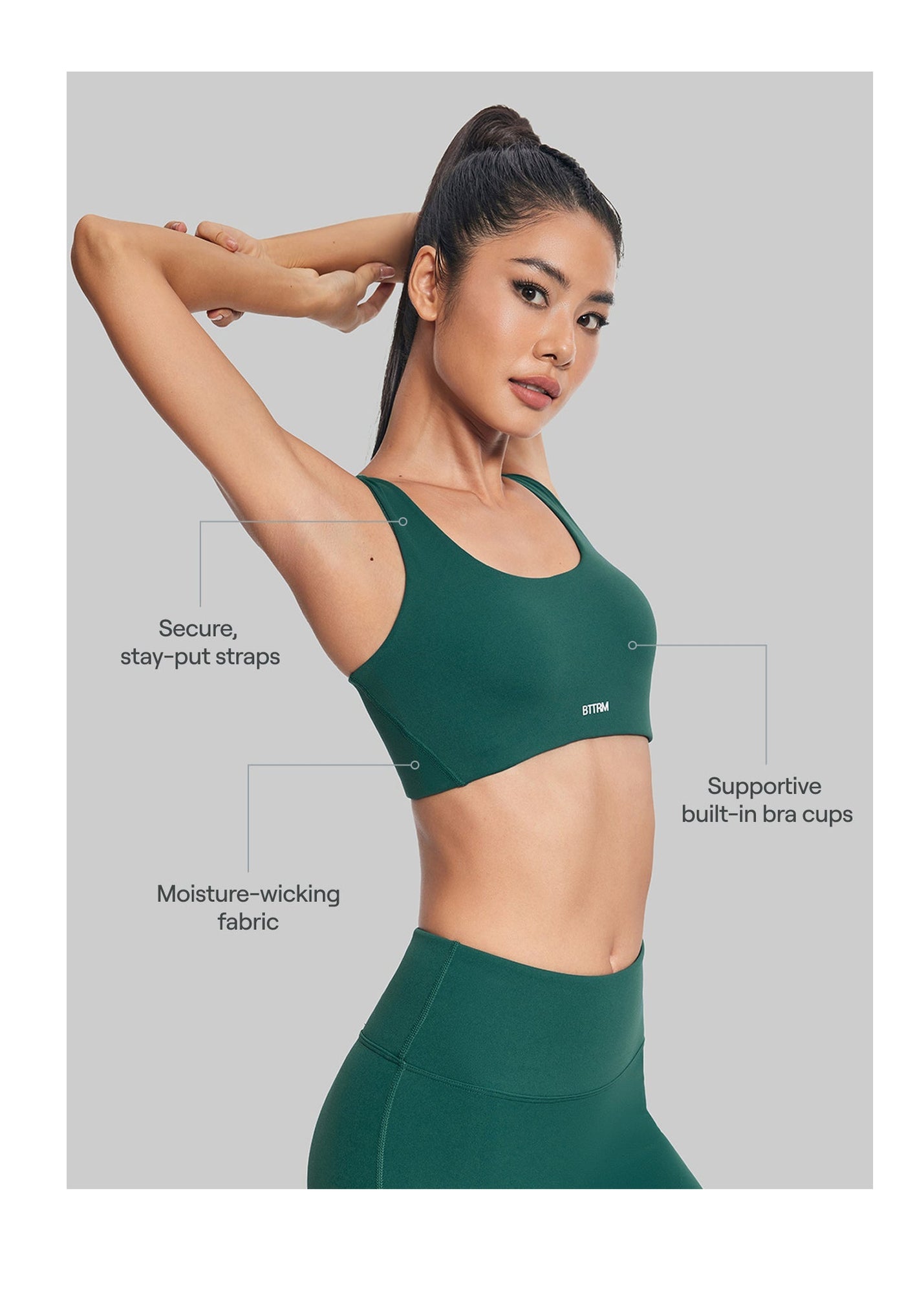 Ultimate Mesh Top | Dark Moss