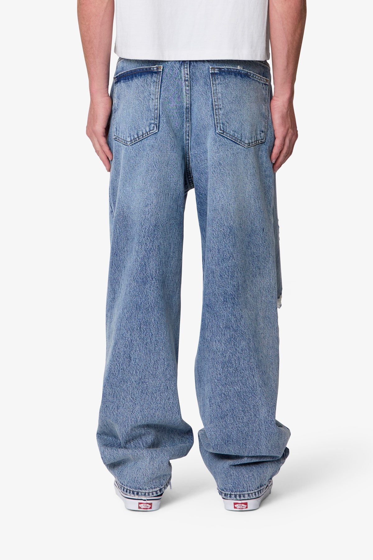 Ultra Baggy Blowout Denim | Washed Vintage Blue
