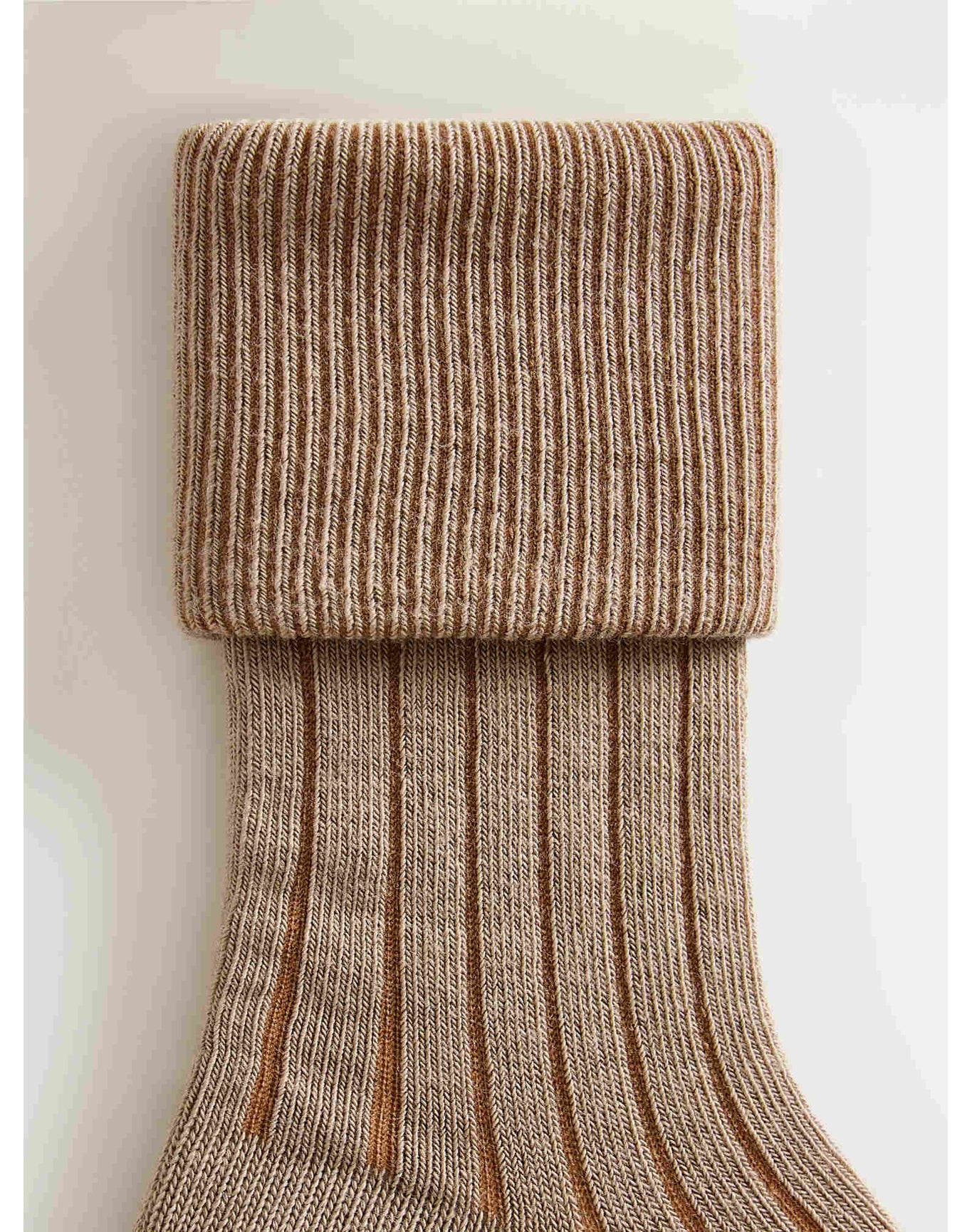 Unisex | Thorild Ribbed Socks | Natural