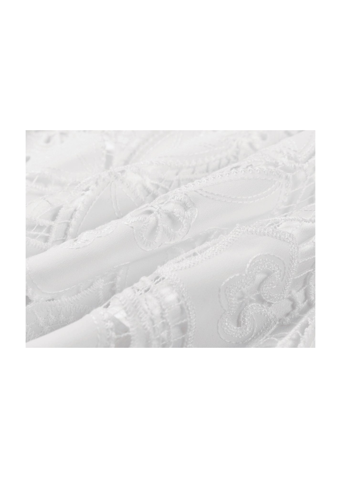 V-Neck Dress | White