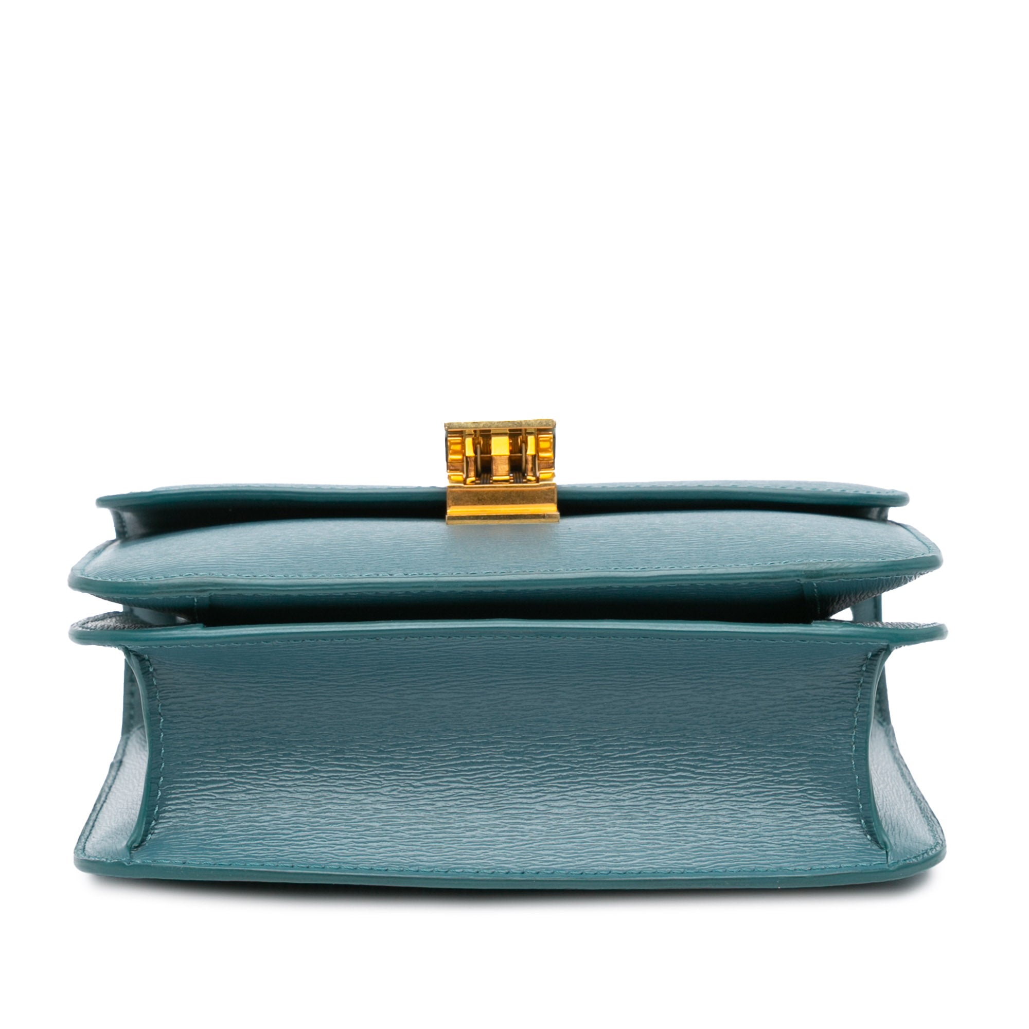 Celine | Pre-Owned Teen Liege Calfskin Classic Box | Blue