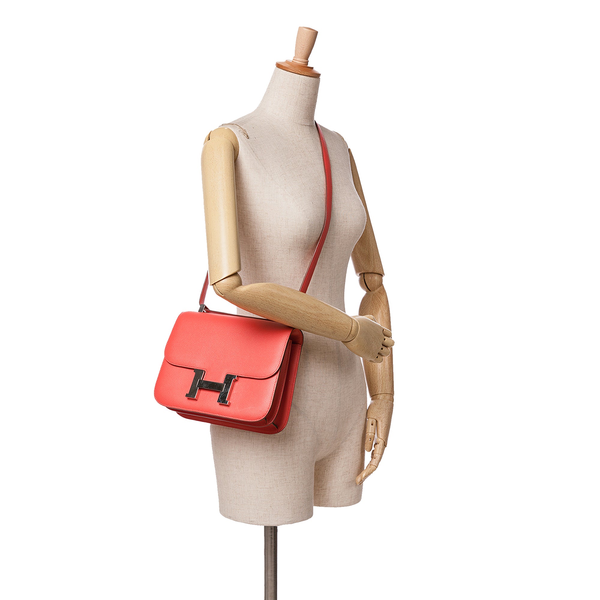 Hermes | Pre-Owned Epsom Constance 24 | Orange/Dark Orange