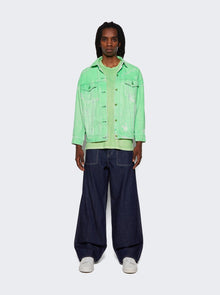 Men | NOTSONORMAL | Destroyed Daily Jacket | Neon Green