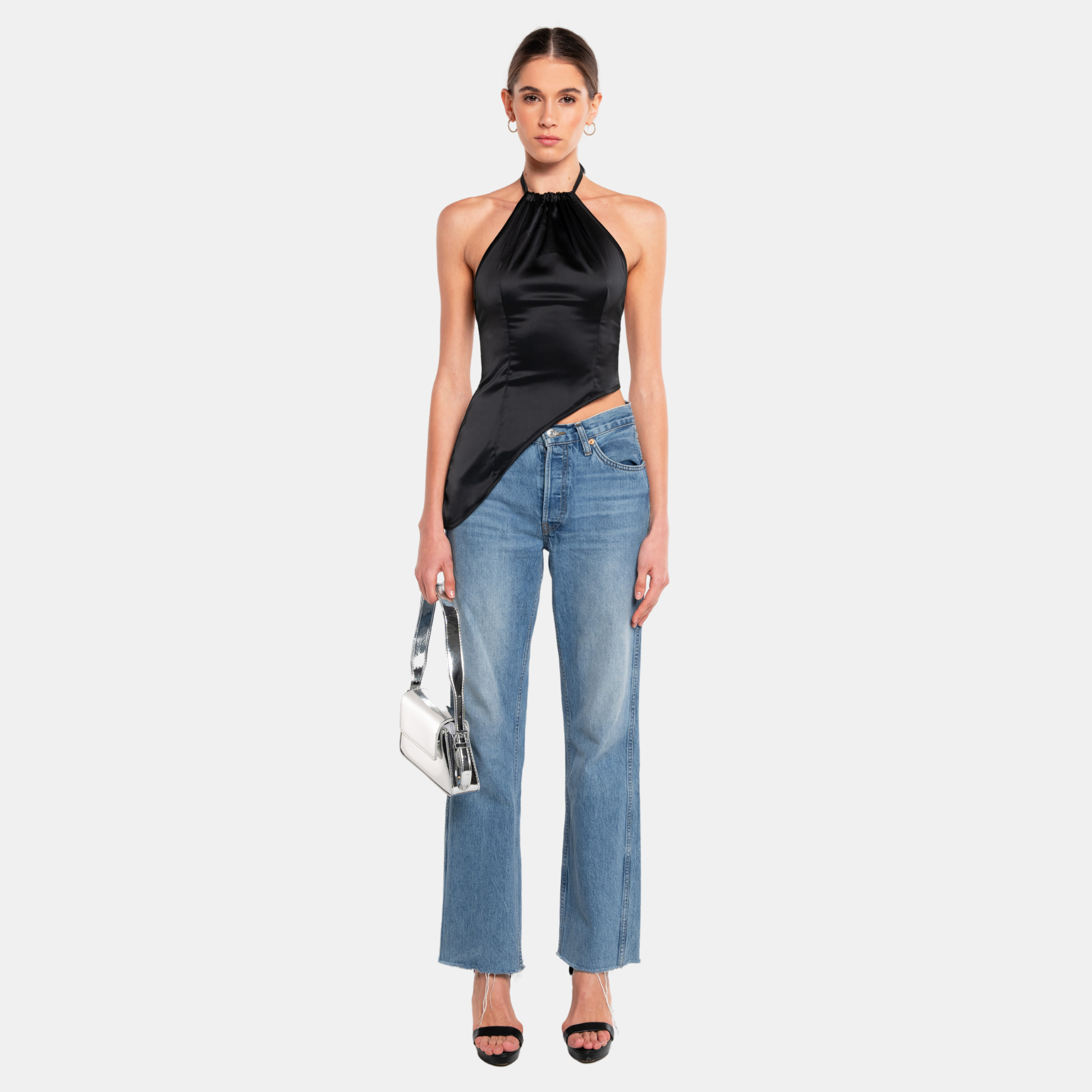 OW Collection VENUS Glossy Top Top 002 - Black Caviar