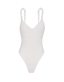 Savyon Leanne One Piece - Off White Brazilian / XS