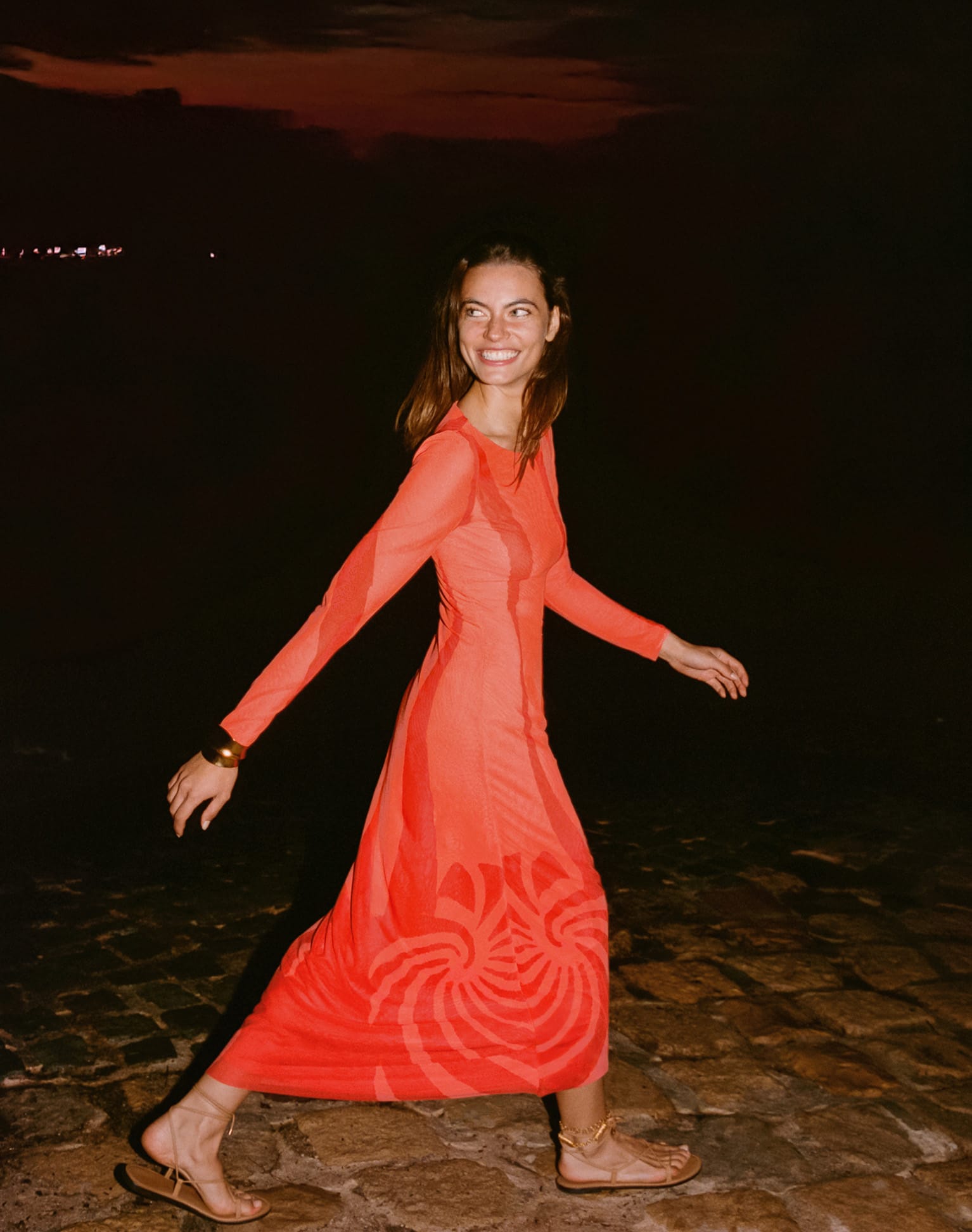ThaÃ­s Long Dress - Cherie XS