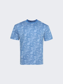 Men | Casella Meyer | Allover Monogram Tee | Blue