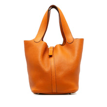 Hermes | Pre-Owned Clemence Picotin Lock 22 | Orange