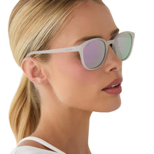 Unisex | Volley Sunglasses | Frosty Matte Crystal | Lavender Polarized Lenses
