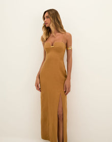 Bel Midi Dress - Toffee XS