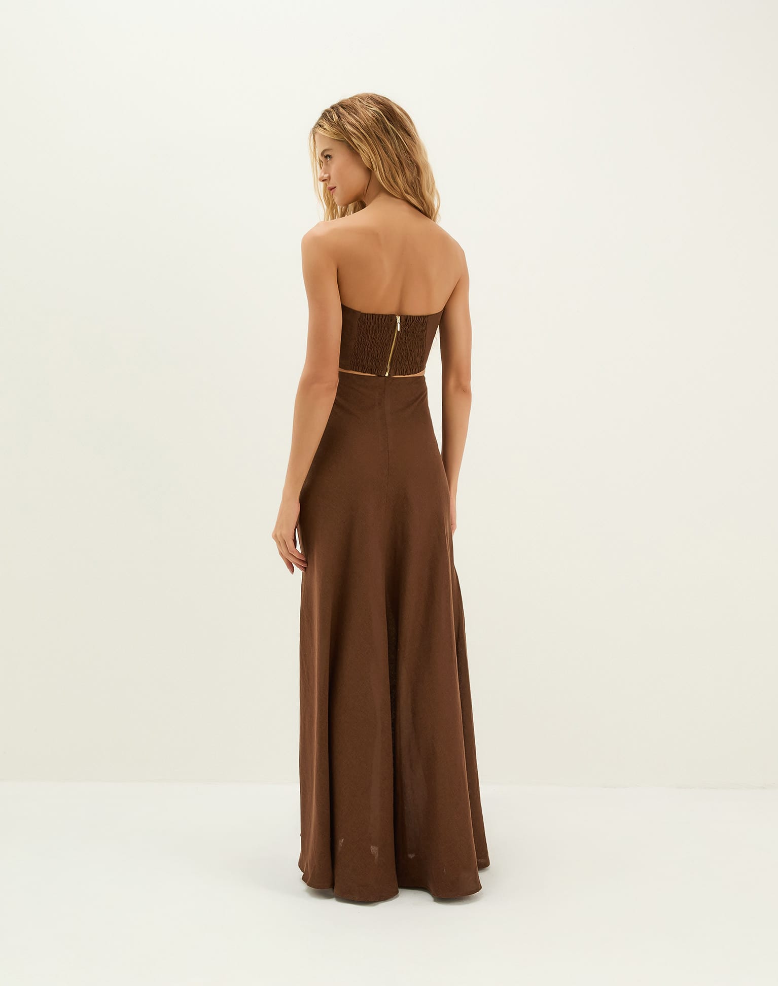 Sirene Micro Tube Top - Brown XS