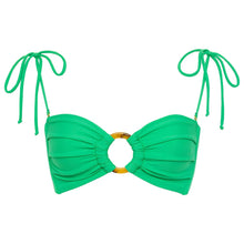 Tori Ties Bandeau Bikini Top | Verde