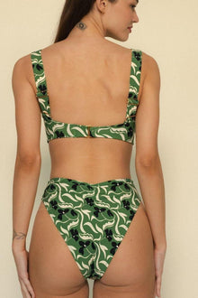Paula Tie Up Bikini Bottom | Veronica Floral