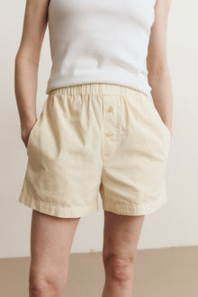 Isla Organic Cotton Poplin Short | Butter