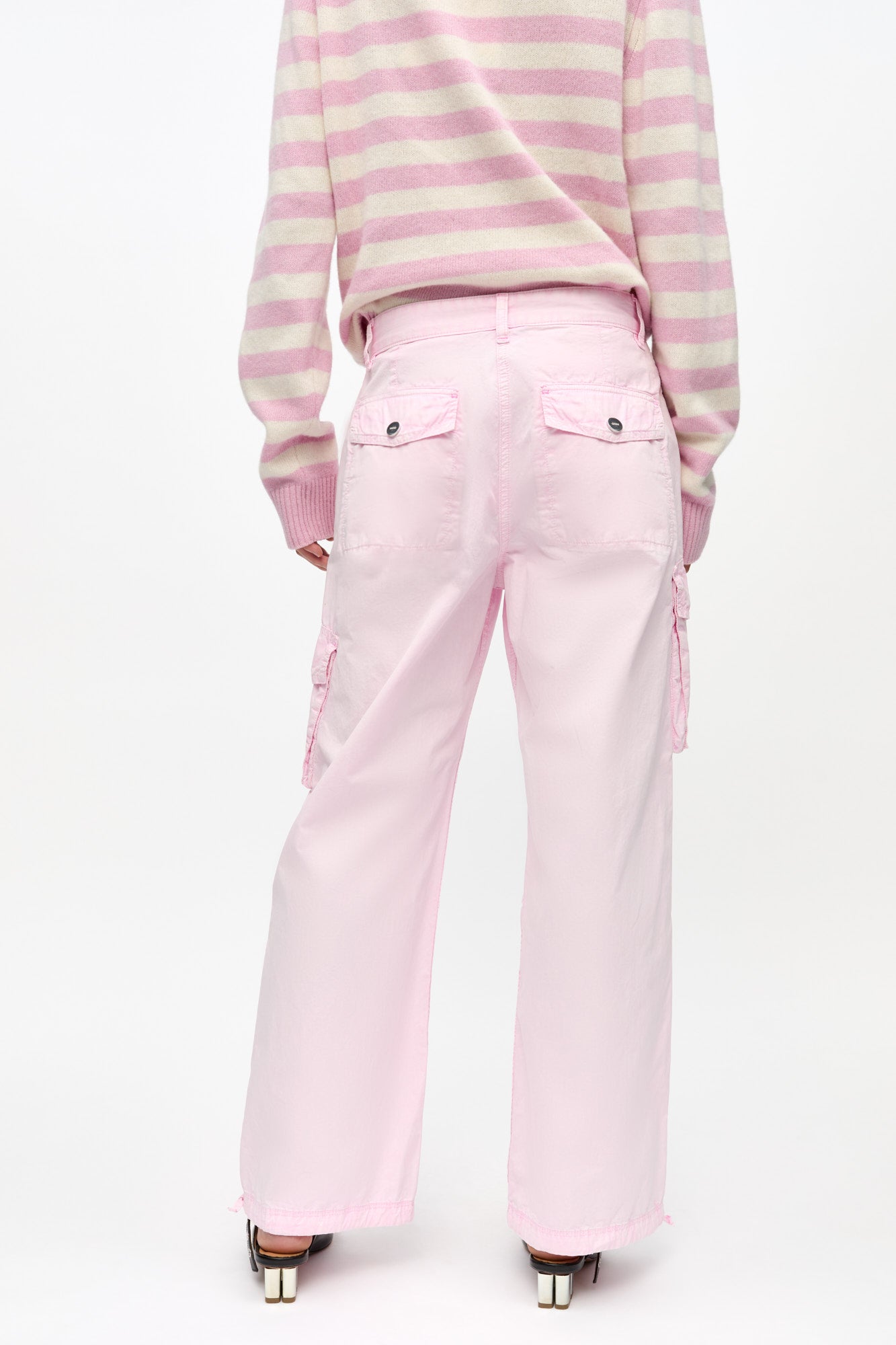 Washed Cotton Twill Pants | Primrose Pink