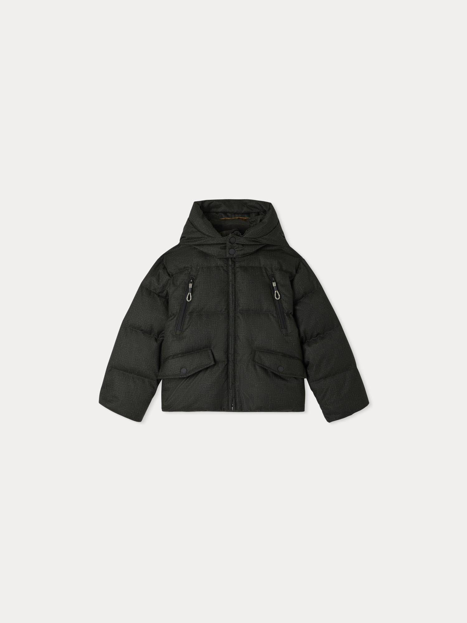 Boy | Gordon Zip Up Down Jacket | Fern Green
