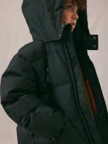 Boy | Gordon Zip Up Down Jacket | Fern Green