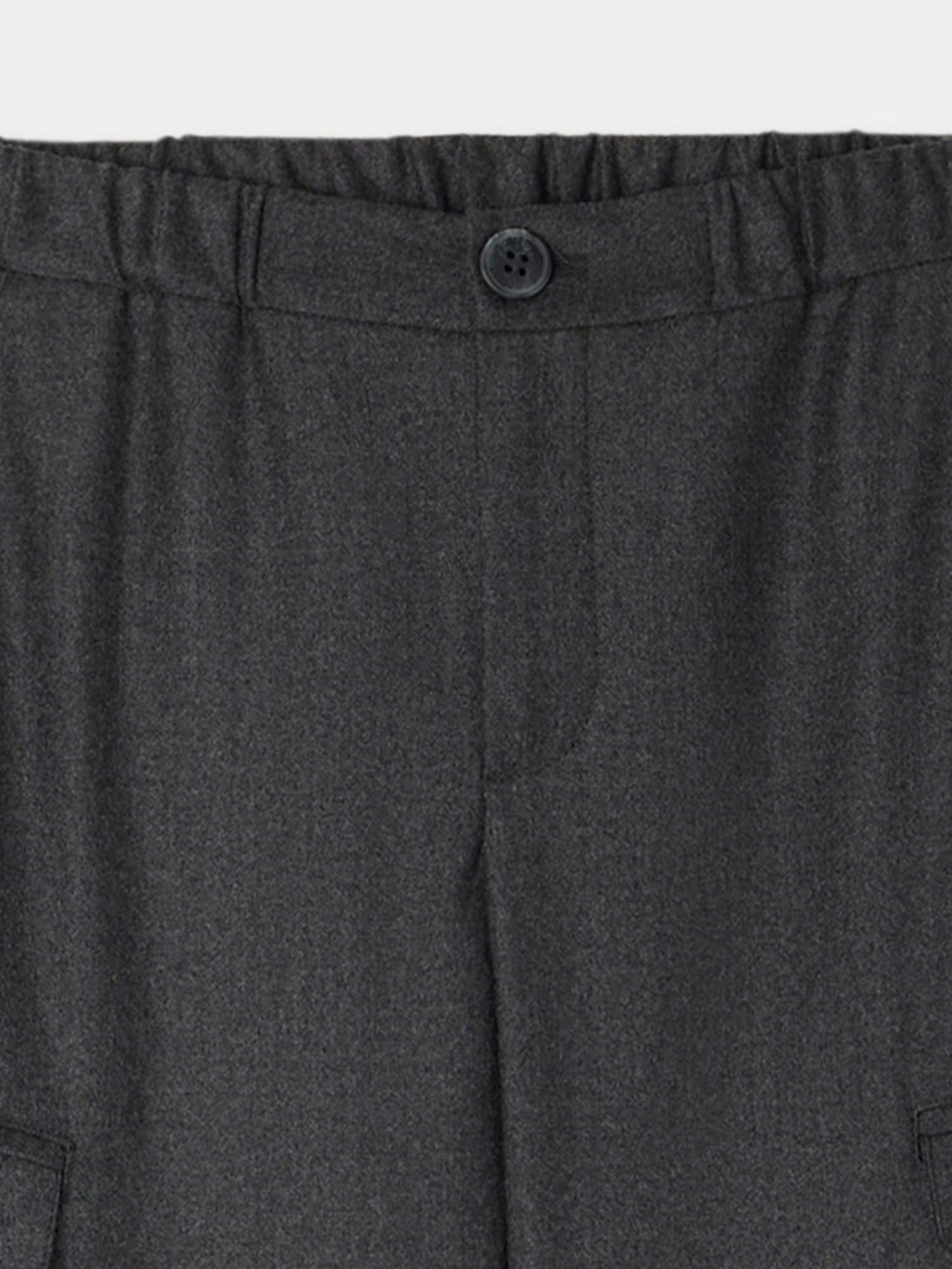 Boy | Grant Flannel Pants | Charcoal Gray