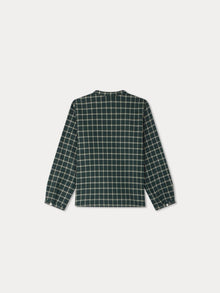 Boy | Artiste Checkered Shirt | British Racing Green