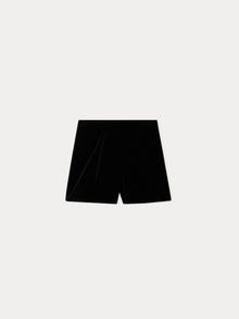 Girl | Flash Velvet Shorts | Black