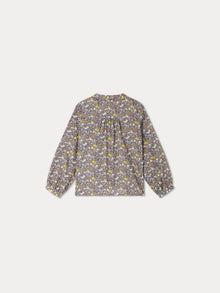 Girl | Gwenaelle Blouse In Liberty Fabric | Slate Gray