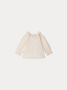 Girl | Gigi Double Breasted Blouse | Light Pink