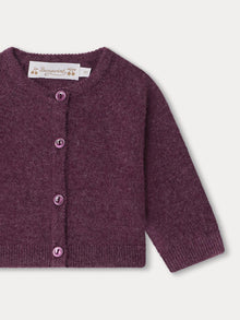 Girl | Giusta Cashmere Cardigan | Fig