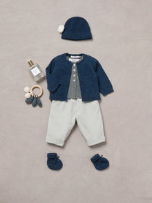 Boy | Gani Checkered Tunic | Green Grey