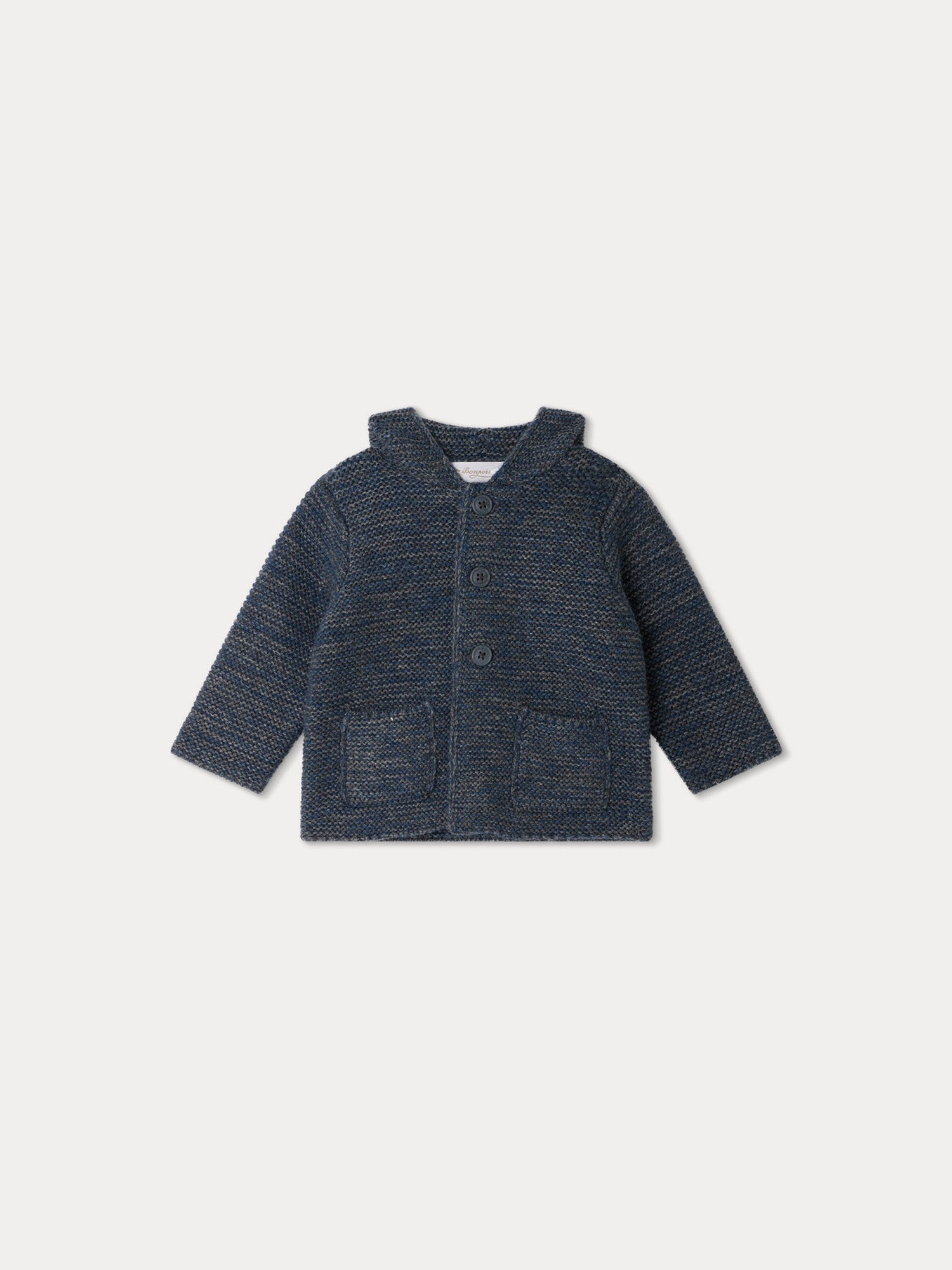 Unisex | Atexane Wool And Cashmere Burnous | Dark Denim