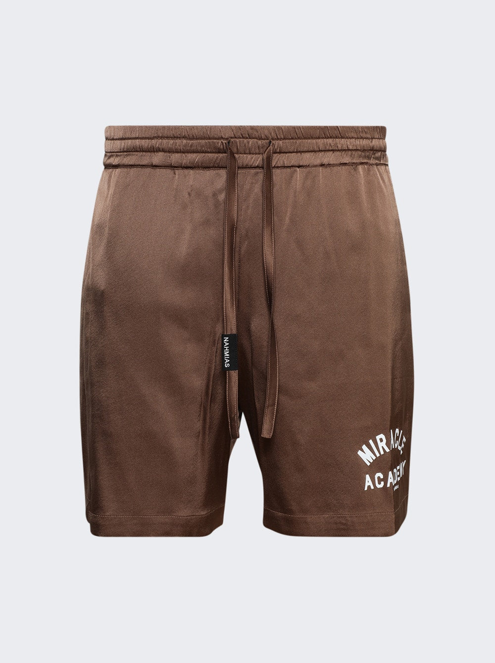 Men | NAHMIAS | Miracle Academy Silk Shorts | Brown