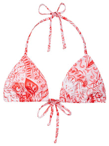 Mara Hoffman | Adonia Rae Bikini Top | Red