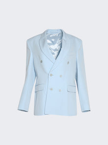 Women | WARDROBE.NYC | Double Breasted Blazer | Light Blue