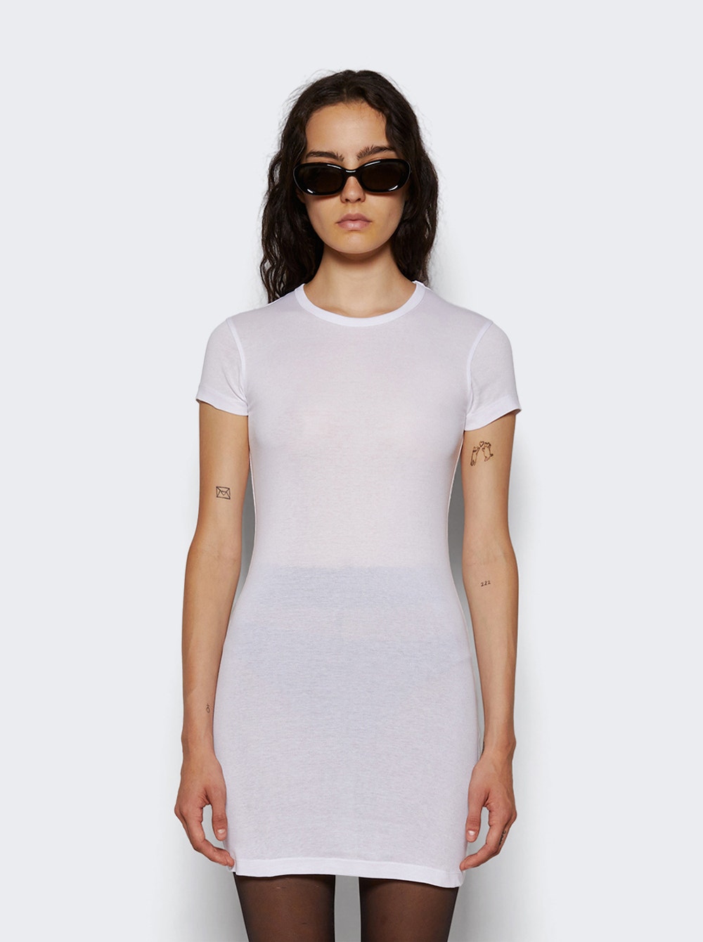 Women | WARDROBE.NYC | Cap Sleeve Mini Dress | White