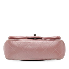 Chanel | Pre-Owned Mini Rectangular Classic Iridescent Lambskin Single Flap | Pink