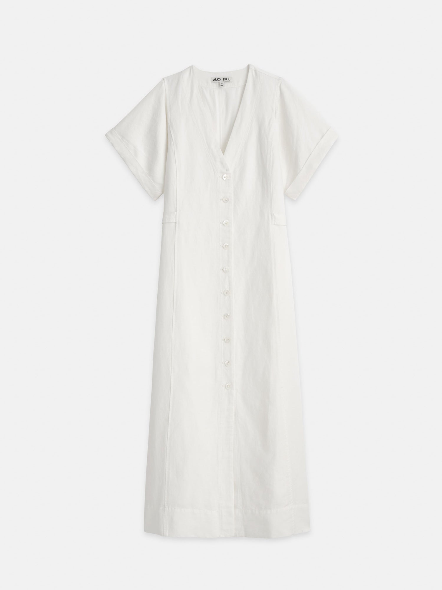 Women | Collette Dress | Twill Ecru