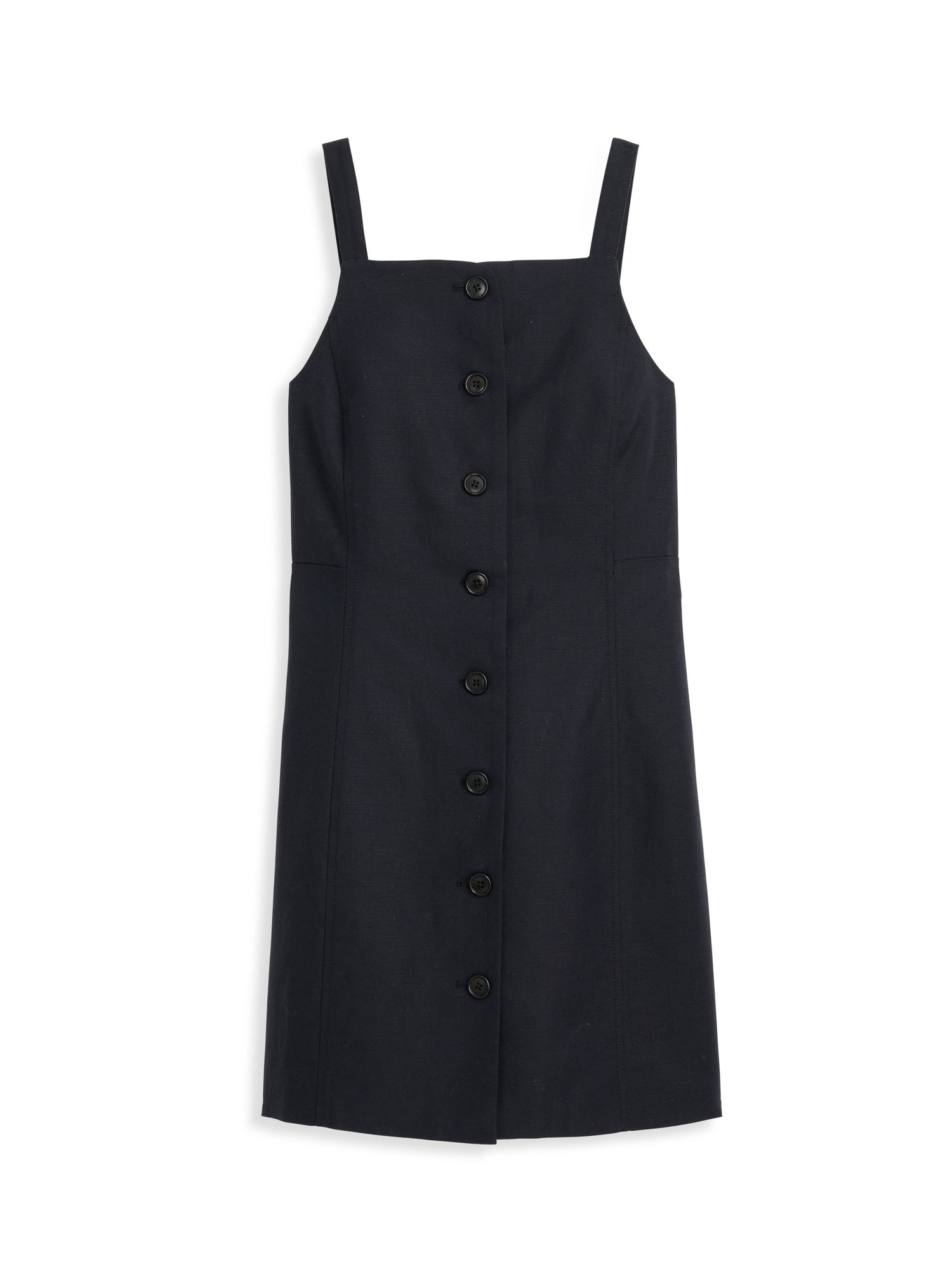 Women | Alexis Dress In Cotton Linen | Black
