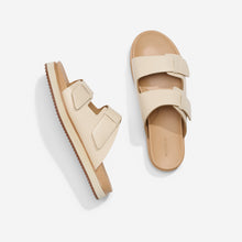 Womens | Ella Flatform Slide | Bone