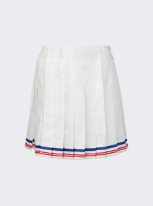 Women | CASABLANCA | Par Avion Printed Tennis Skirt | White