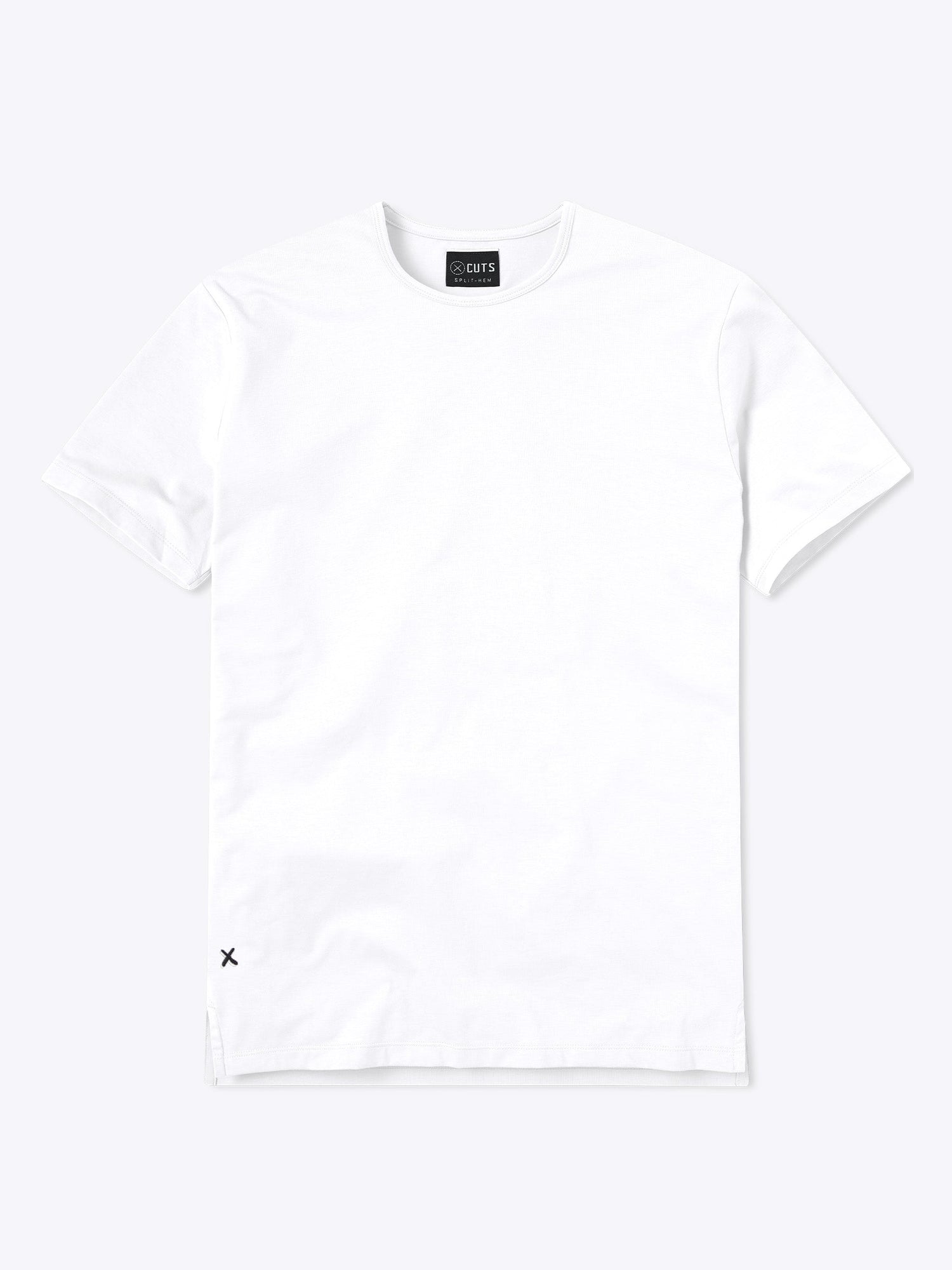 AO Split-Hem Tee | White Signature-fit PYCA Pro