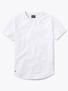 AO Curve-Hem Tee | White Signature-fit PYCA Pro