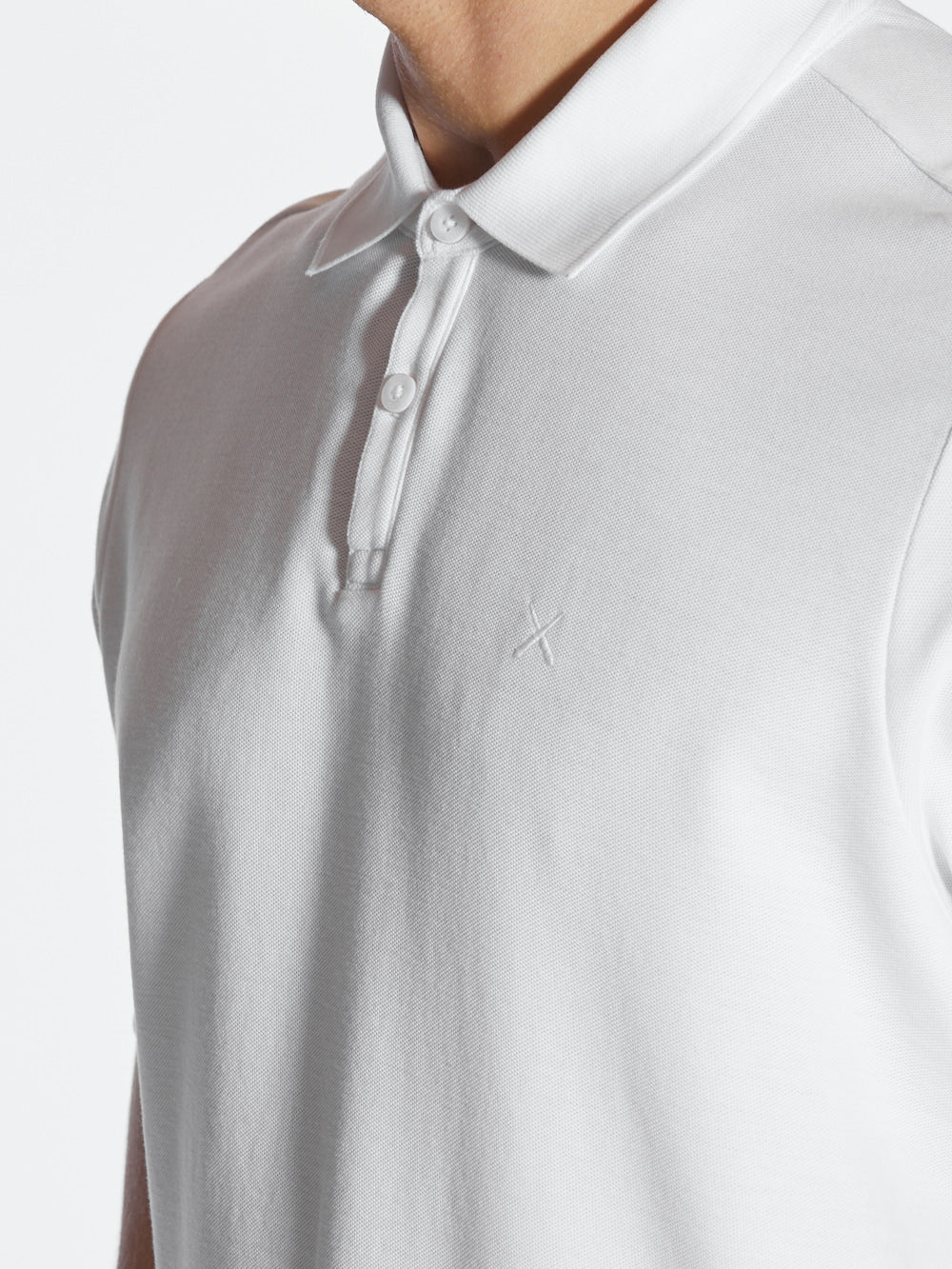 Prestige Polo | White Signature-fit Pima Cotton