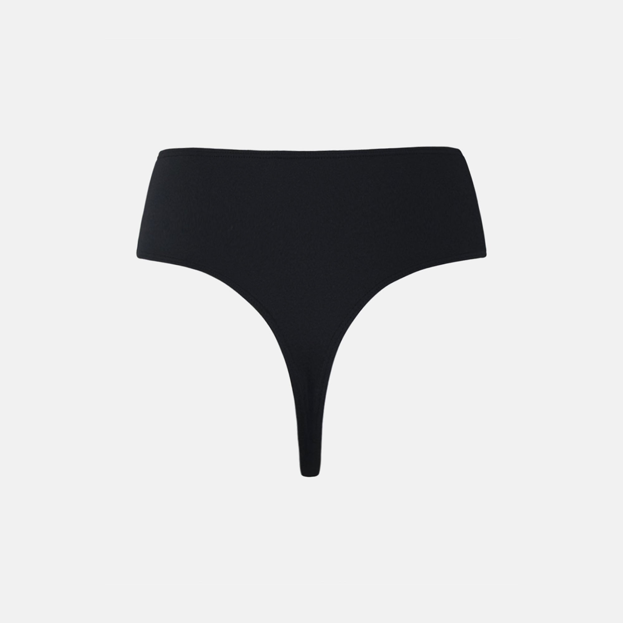 OW Collection WILLOW Thong Account 002 - Black Caviar