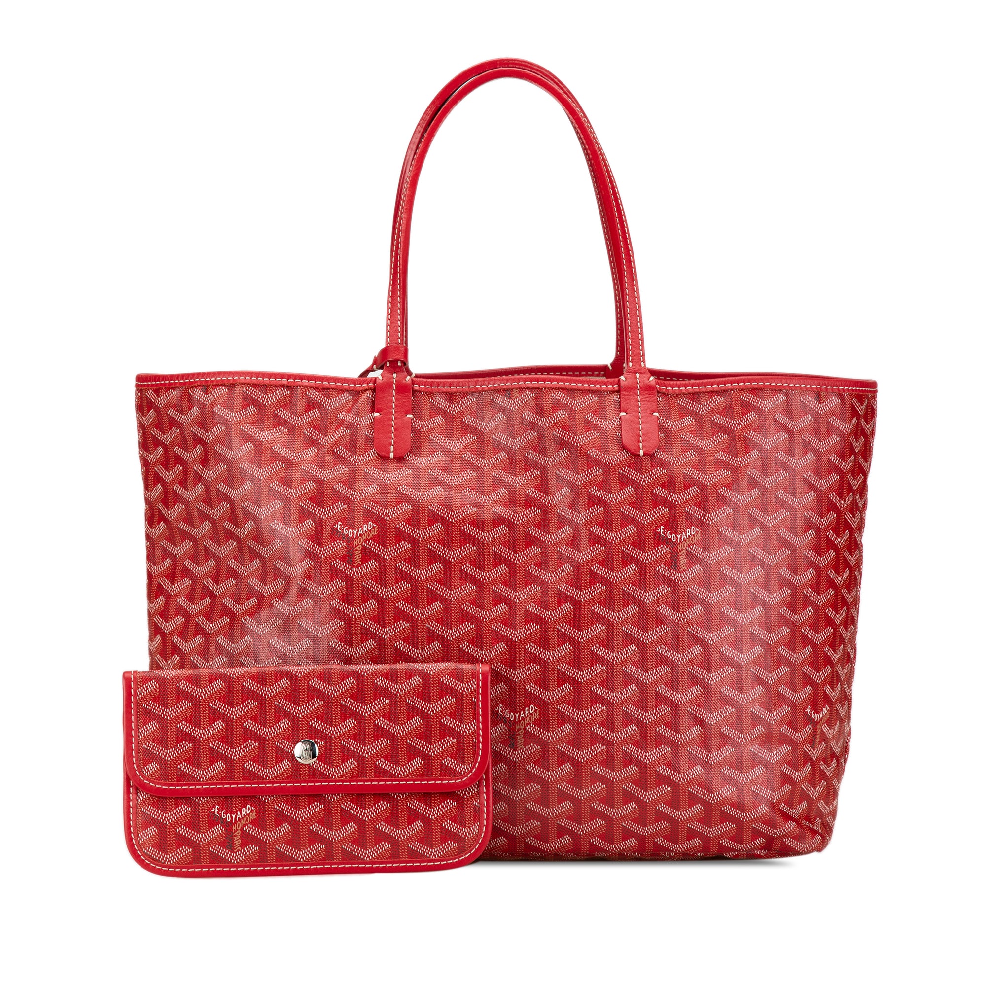 Goyard | Pre-Owned Goyardine Saint Louis PM | Red