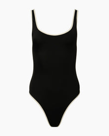 Womens | Arya One Piece | Black/Egret