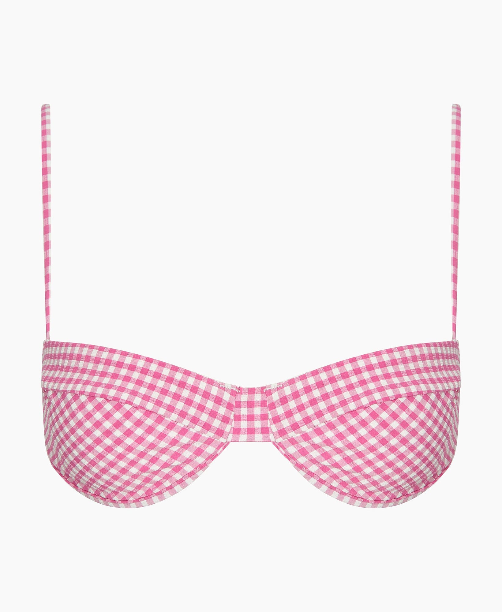 Womens | Brigitte Bikini Top | Gin Fizz/White