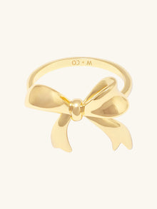 Bow Ring | 14K Gold Plated Brass