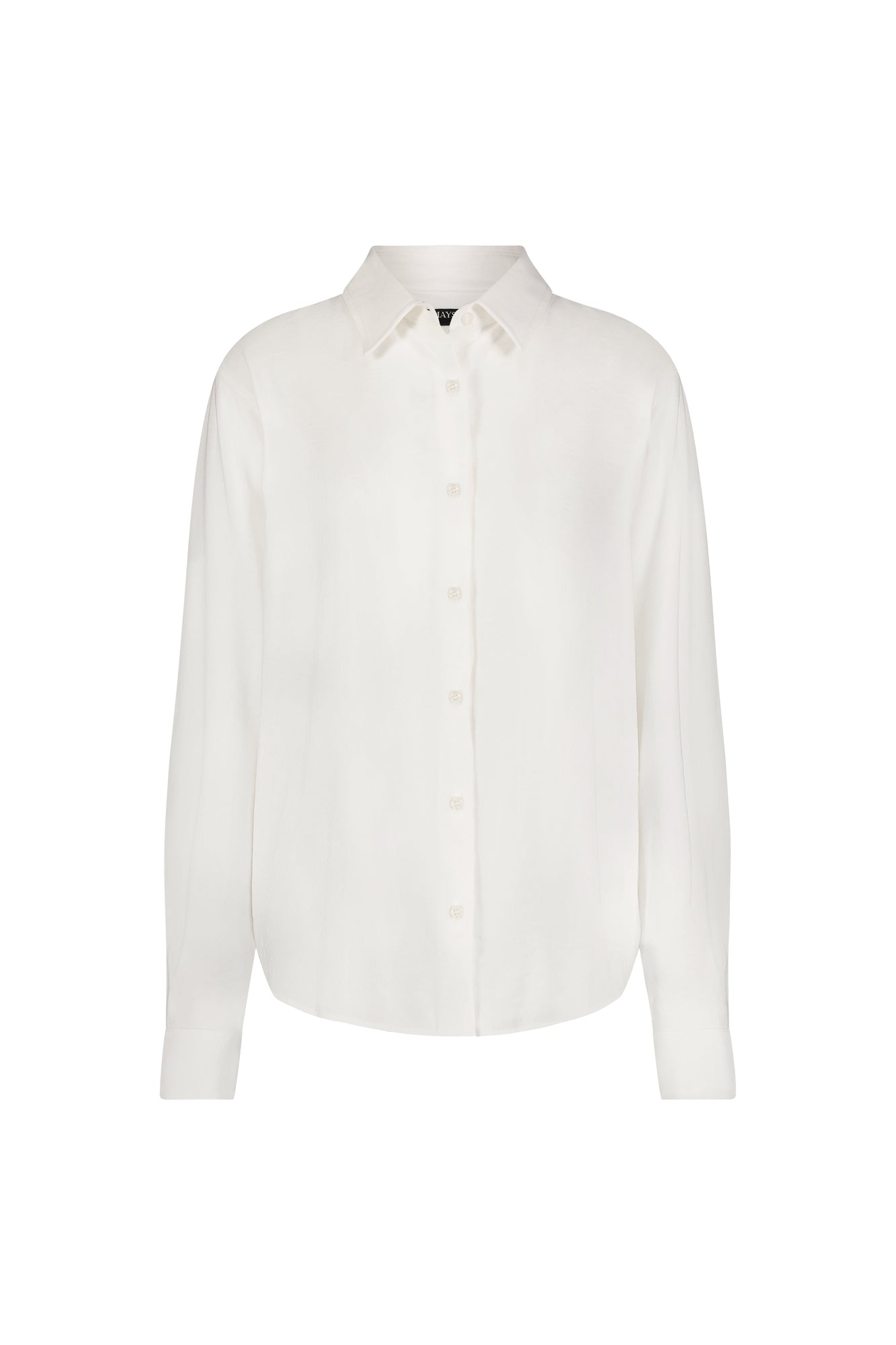 Oversized Button-Up Shirt | White