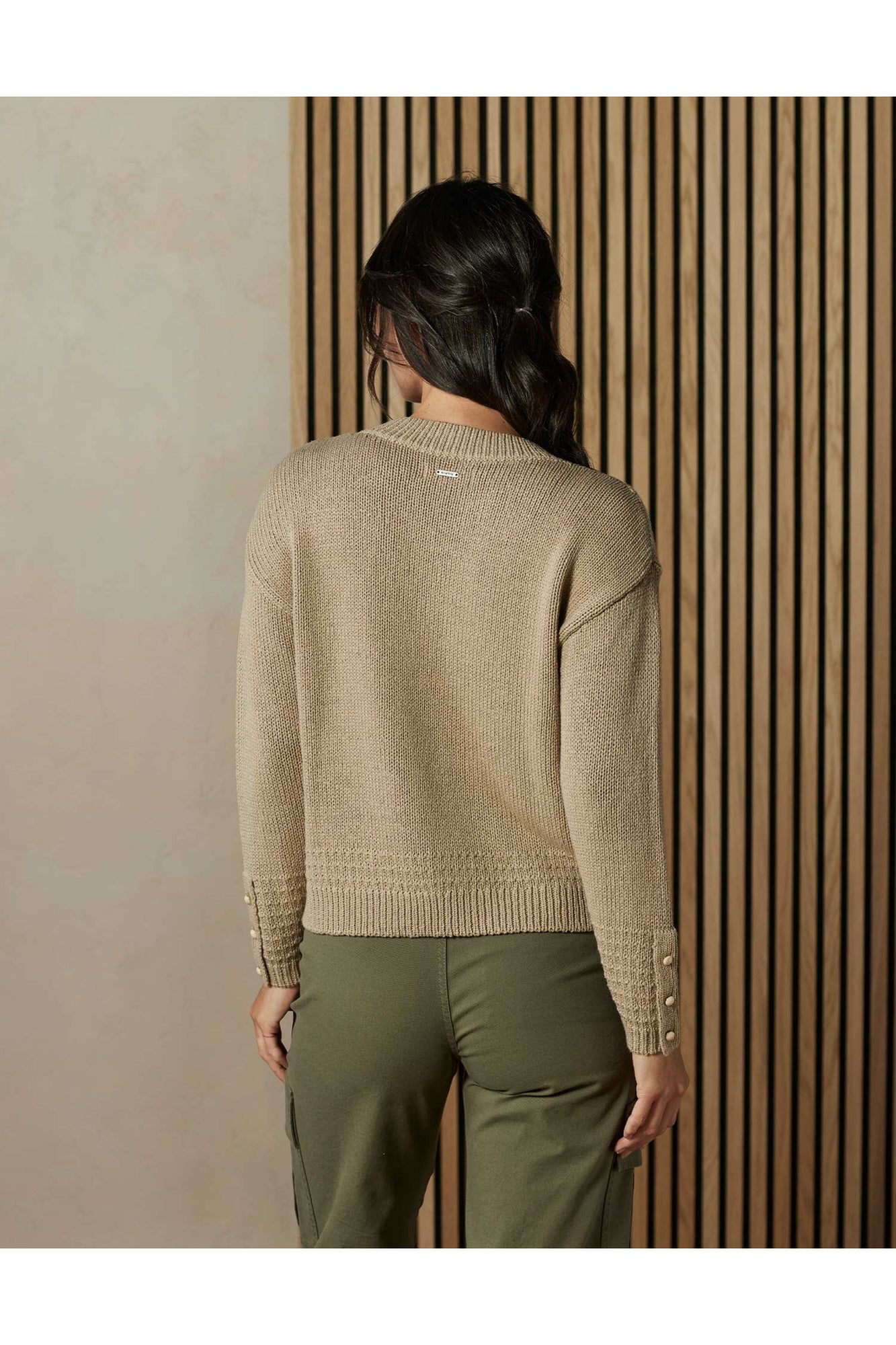 Women | Arlo V-Neck Sweater | Oatmeal