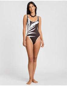 Women | Arya One Piece | Espresso x Egret