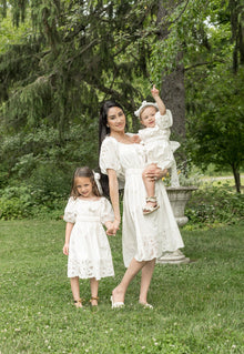 Women | Blanca Cotton Mom Dress | White